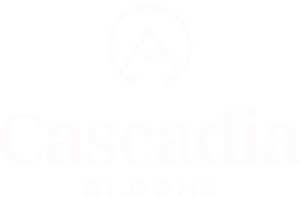 Cascadia Blooms Logo White